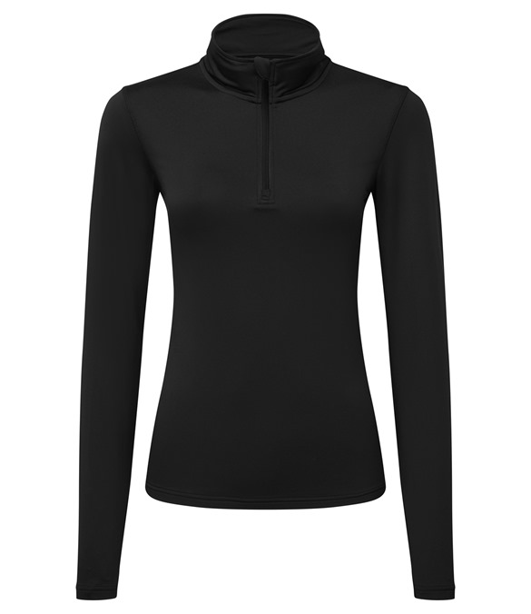 Women?s TriDri? recycled long sleeve brushed back ? zip top