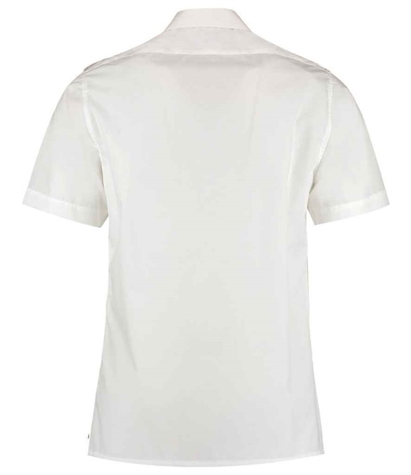 Kustom Kit Short Sleeve Tailored Pilot Shirt