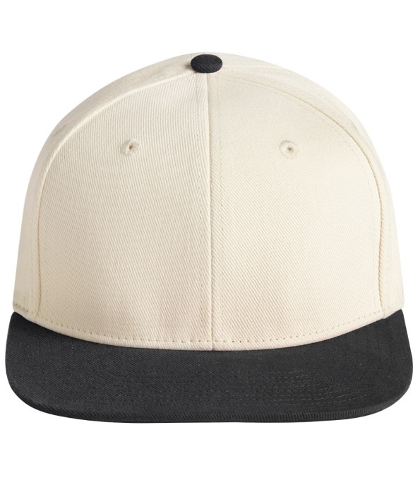 Beechfield Contrast Flat Peak 6 Panel Cap