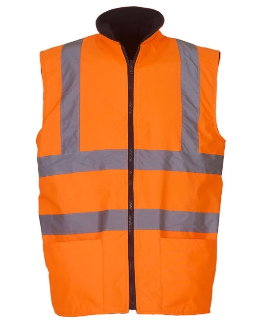 Hi-Vis Reversible Fleece Vest