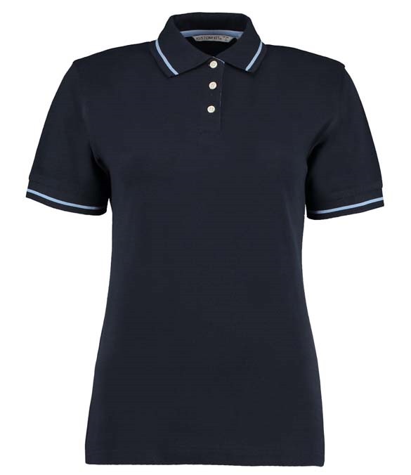 Kustom Kit Ladies St Mellion Tipped Cotton Piqu&#233; Polo Shirt