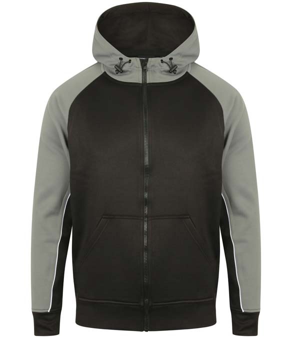 Finden and Hales Panelled Sports Hoodie