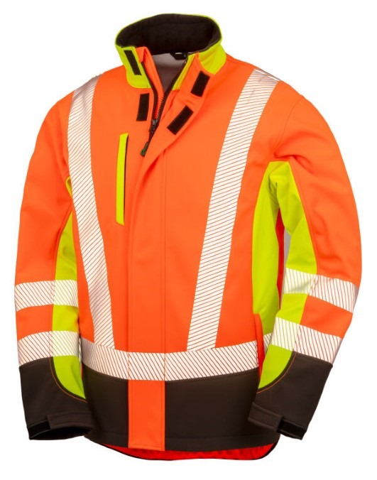 3-layer Printable 3-Tone Safety Softshell