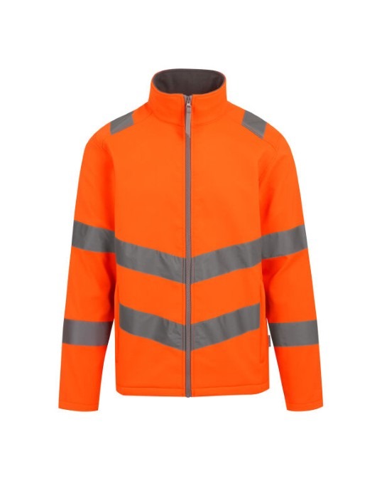 Hi-Vis Pro Contract Ablaze 2 Layer Softshell Jacket (Class 3)