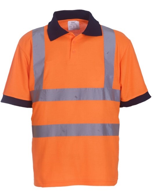 Hi-Vis Short Sleeve Polo Shirt