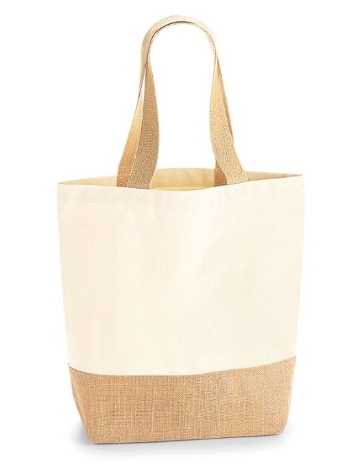 Jute Base Canvas Shopper