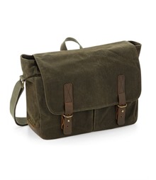 Heritage Waxed Canvas Messenger