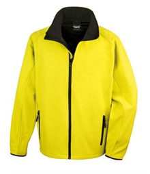 Men's Printable Softshell Jacket with Recycled Inner Fleece