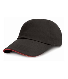 Low Profile Heavy Brushed Cotton Cap with Sandwich Peak