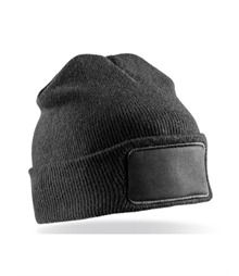 Recycled Double Knit Printers Beanie