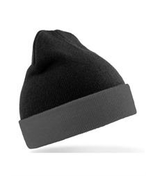 Recycled Black Compass Beanie