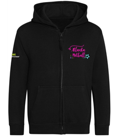 Atlanta Netball Club - Zipped Hoodie (Kids)