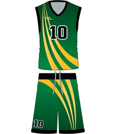 Sublimated Basketball Jersey & Short - FLASH