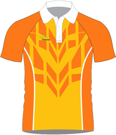 Sublimated Polo Shirts - CRYSTAL
