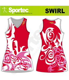 Sublimation Netball Dress (Swirl)