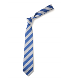 Clip on School Tie - Braod Stripe (16" Length)