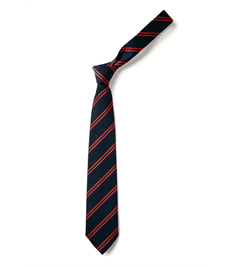 Clip on School Tie - Double Stripe (14" Length)