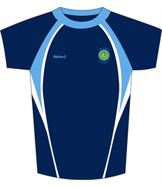 Ysgol Ystalyfera – NAMED PE TOP (Adult Sizes)