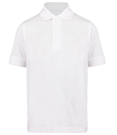 Adult Llangatwg White Polo Shirt (NON BRANDED)