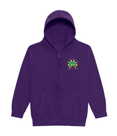 Ysgol Gwaun Cae Gerwen - Kids Zipped Hoodie (NO EXCHANGES OR REFUNDS)