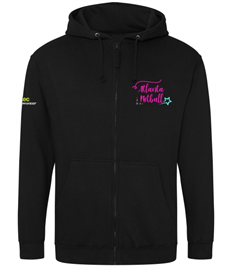 Atlanta Netball Club - Zipped Hoodie (Adults)