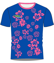 Sublimated T-shirt - FLOWERS